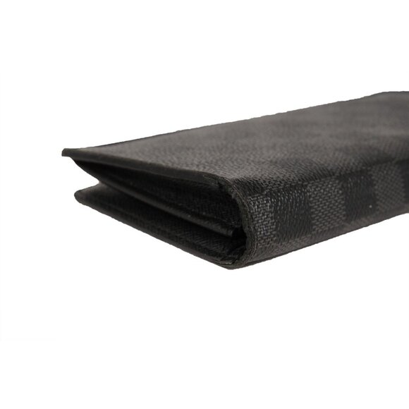 Louis Vuitton Brazza Long Wallet Black Damier Graphite 16 Card Wallet Canvas - Picture 14 of 16